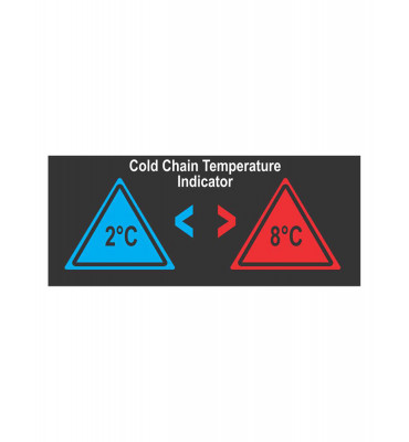 Indicateur thermosensible pour le contrôle de la chaine du froid