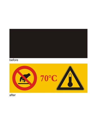 Indicateur réversible TEMPSAFE utilisation