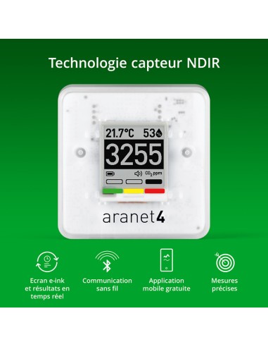 ARANET4 HOME| TH-Industrie | Indicateur de qualité d’air | CO2