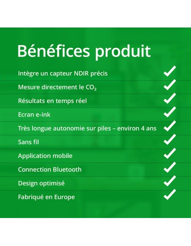 ARANET4 HOME| TH-Industrie | Indicateur de qualité d’air | CO2