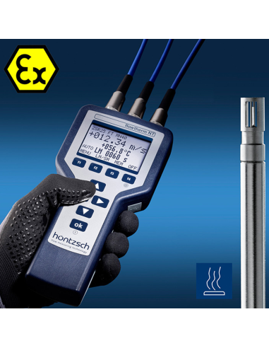 Anémomètre portable massique thermique