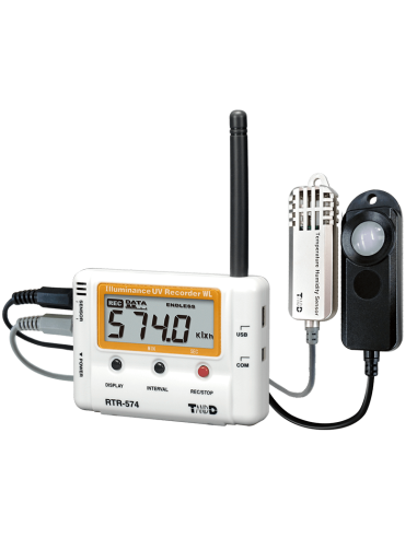 Enregistreur De Données Température USB PeakTech 5187 | Plage -200°C à +1300°C (sonde Type K) | Mémoire 32 000 Points | Logiciel Inclus Pour Analyse PC