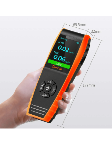 Portable de mesure de la qualité de l'air Temtop LKC-1000S+ 2ème génération | ELITECH
