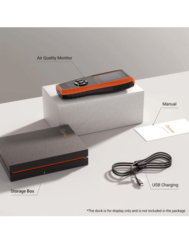 Portable de mesure de la qualité de l'air Temtop LKC-1000S+ 2ème génération | ELITECH