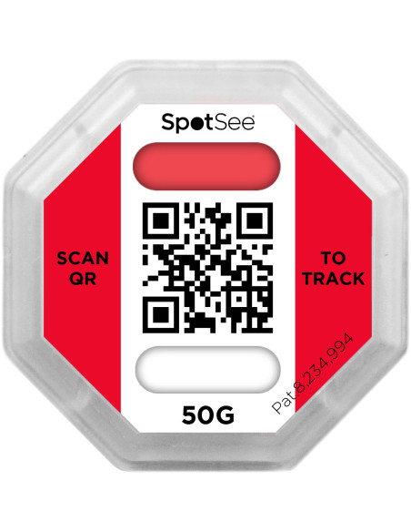 ShockWatch 2 QR | Indicateur de choc connecté avec QR code SpotSee
