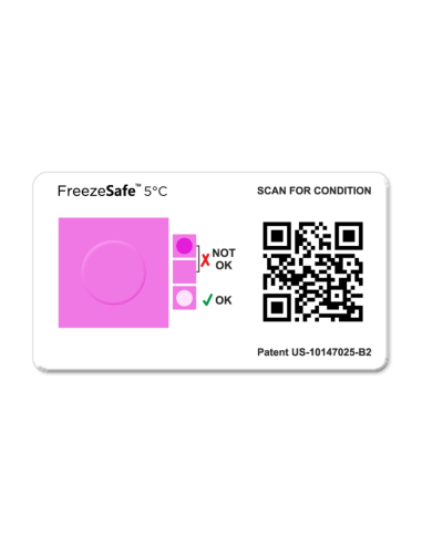 FreezeSafe QR SpotSee | Indicateur de basse température connecté
