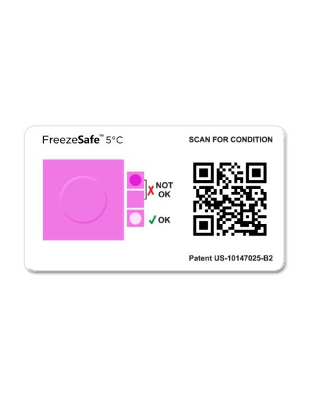 FreezeSafe QR SpotSee | Indicateur de basse température connecté