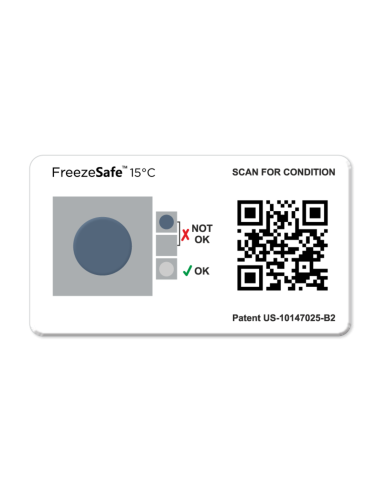 FreezeSafe QR SpotSee | Indicateur de basse température connecté