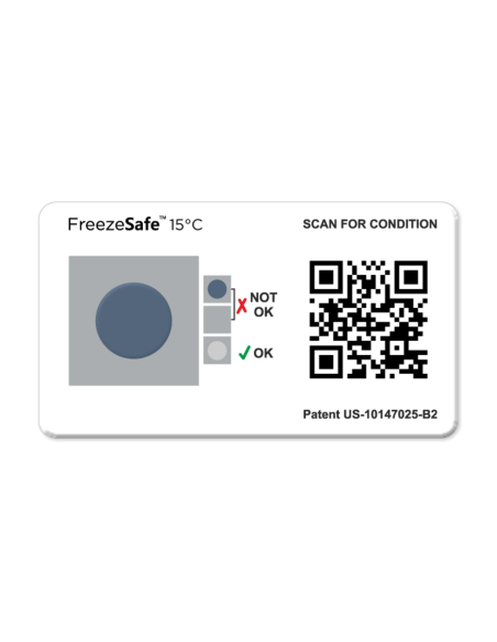 FreezeSafe QR SpotSee | Indicateur de basse température connecté