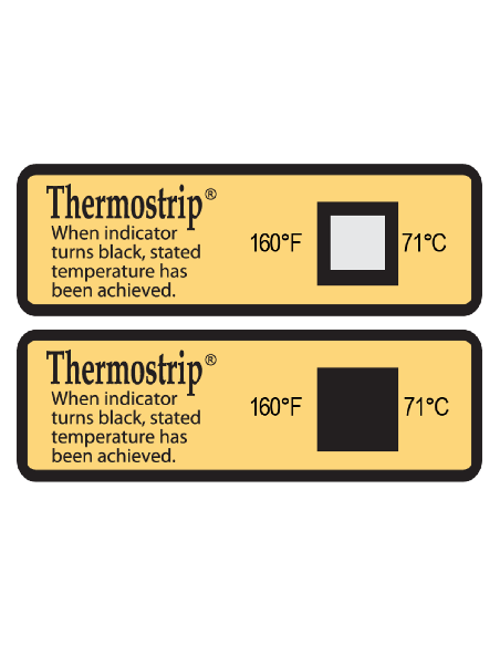 ThermoStrip DL | Indicateur de température de surface pour lave-vaisselle