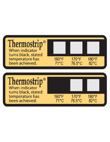 ThermoStrip DL | Indicateur de température de surface pour lave-vaisselle