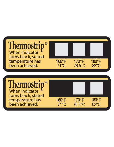 ThermoStrip DL | Indicateur de température de surface pour lave-vaisselle