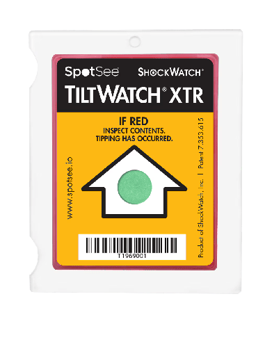 TiltWatch XTR  | Indicateur d'inclinaison pour le transport
