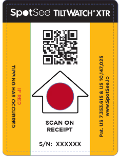 TiltWatchXTR QR | Indicateur d'inclinaison avec QR code 2
