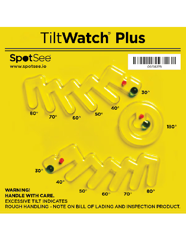TiltWatch Plus | Indicateur d'inclinaison avec angle et direction