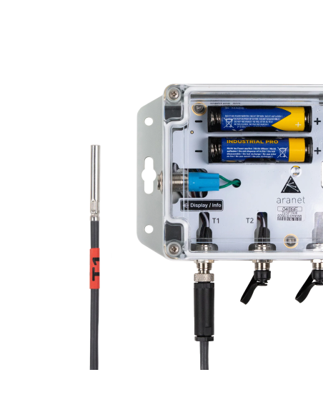 Capteur de température 4 sondes PT1000 | Aranet