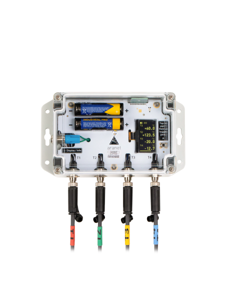 Capteur de température 4 sondes PT1000 | Aranet