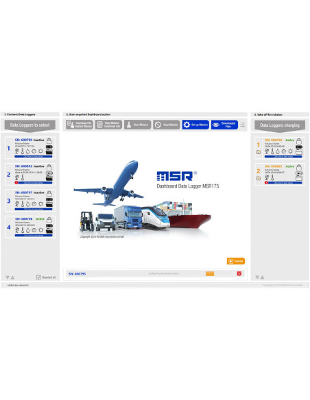 MSR175 | Enregistreur de chocs pour le transport | TH-Industrie