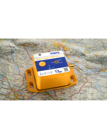 MSR175Plus | Enregistreur GPS de chocs et conditions de transport | TH-Industrie