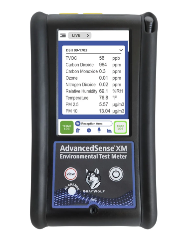 AdvancedSense XM GrayWolf – Mesure qualité de l’air intérieur | TH-Industrie