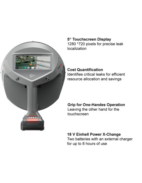 Caméra acoustique fuite air comprimé LeakCam 600 | TH-Industrie