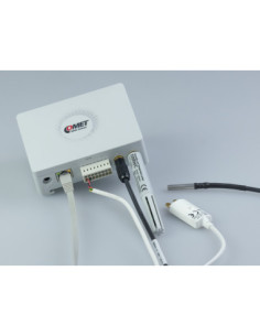 Capteur bas coût pour deux sondes numériques et trois entrées binaires, sortie Ethernet et PoE 2