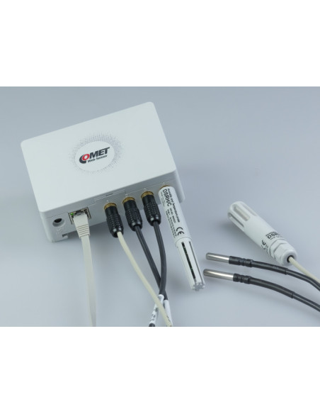 Capteur bas coût pour jusqu'à quatre sondes numériques, sortie Ethernet et PoE