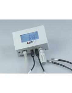 Capteur combiné avec deux entrées Pt1000 et une entrée pour sondes numériques, sortie Ethernet et PoE 2