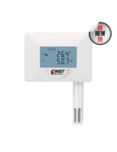 Capteur compact de température et d'humidité, sortie Ethernet et PoE