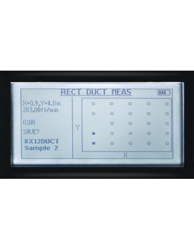 Micromanometre 8715 - ecran