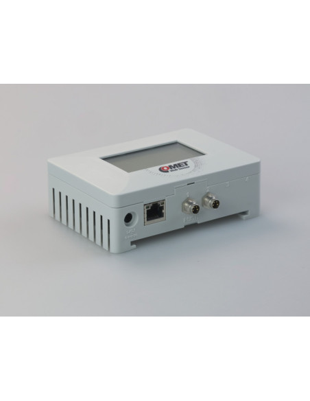 Capteur pour jusqu'à deux sondes numériques de température et d'humidité ou CO2, sortie Ethernet et PoE