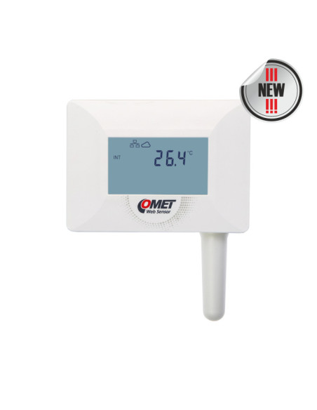 Thermomètre Compact avec Affichage, Sortie Ethernet et PoE