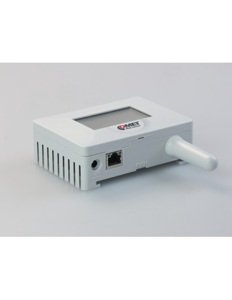 Thermomètre Compact avec Affichage, Sortie Ethernet et PoE