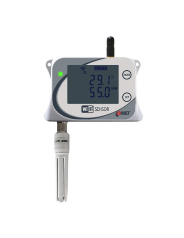 Capteur de température et d'humidité relative WiFi avec sonde intégrée