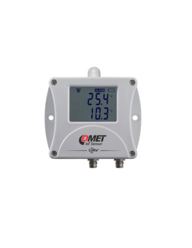 Thermomètre sans fil IoT à trois canaux, réseau LoRaWAN