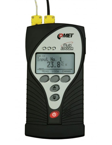 Multilogger - Thermomètre avec 4 entrées thermocouple et port Ethernet