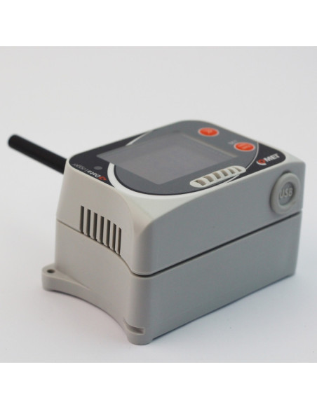 Enregistreur de données CO2 sans fil IoT avec capteur intégré, modem 2G