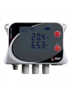 Enregistreur de données de température pour quatre sondes Pt1000 externes