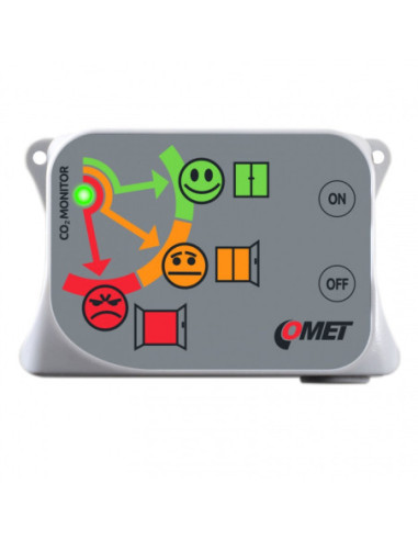 Moniteur de CO2 avec capteur de dioxyde de carbone intégré