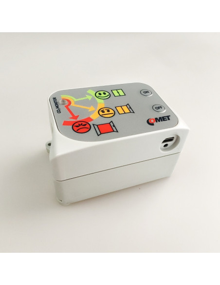 Moniteur de CO2 avec capteur de dioxyde de carbone intégré