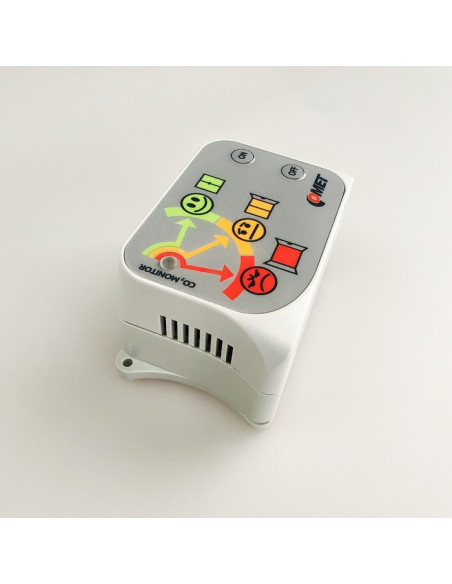 Moniteur de CO2 avec capteur de dioxyde de carbone intégré