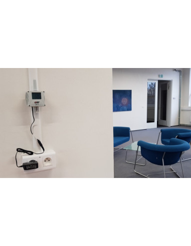 Adaptateur pour alimentation externe de capteur IoT avec sortie radio vers le réseau Sigfox