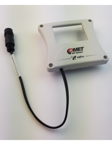 Adaptateur pour alimentation externe de capteur IoT avec sortie radio vers le réseau Sigfox