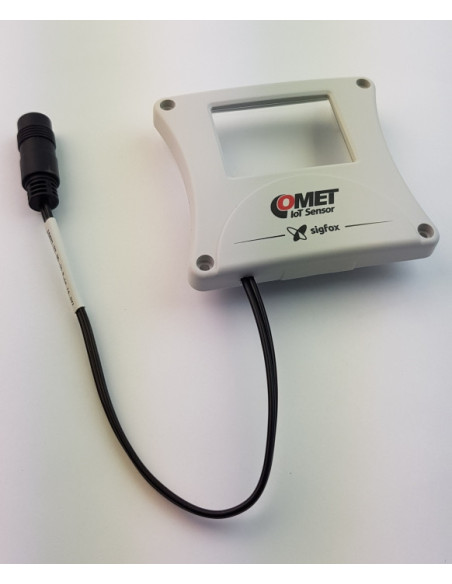 Adaptateur pour alimentation externe de capteur IoT avec sortie radio vers le réseau Sigfox