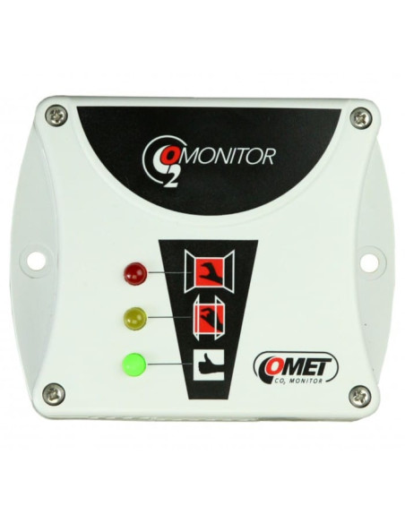 Moniteur de CO2 avec capteur de dioxyde de carbone intégré