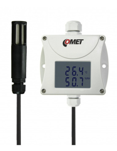 Sonde de température et d'humidité avec câble de 2 mètres et sortie 0-10V