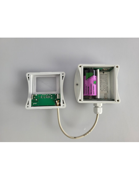 Support pour batterie lithium 3,6 V pour montage dans l'écran de rayonnement COMETEO F8000