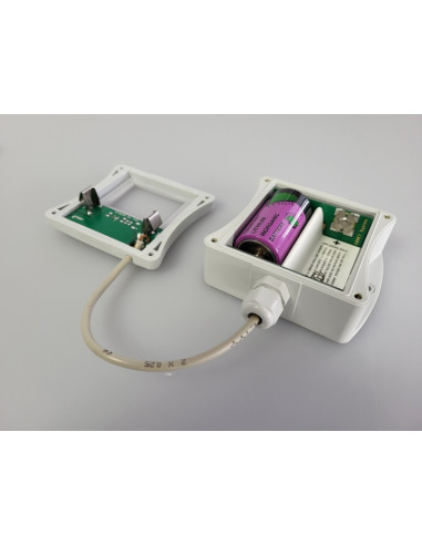 Support pour batterie lithium 3,6 V pour montage dans l'écran de rayonnement COMETEO F8000