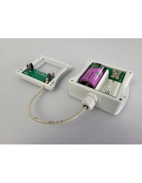 Support pour batterie lithium 3,6 V pour montage dans l'écran de rayonnement COMETEO F8000