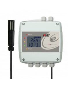 Thermomètre hygromètre baromètre avec interface Ethernet et relais, câble 2 mètres